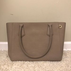Dagne Dover Signature Tote - Stone